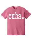 Cubs Typography Comfort Colors Tee