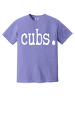 Cubs Typography Comfort Colors Tee