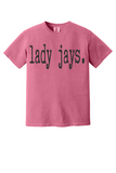 Lady Jays Typography Comfort Colors Tee