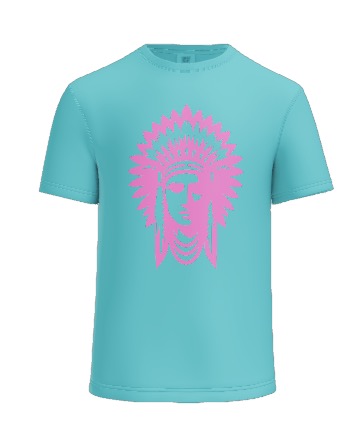 Indian on Lagoon Comfort Colors Tee Adult and Youth Sizes