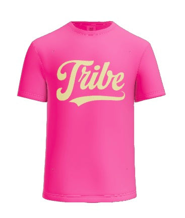 Tribe on Neon Pink Comfort Colors Tee