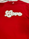 Valentine Chenille and Sequin Patch Sweatshirt